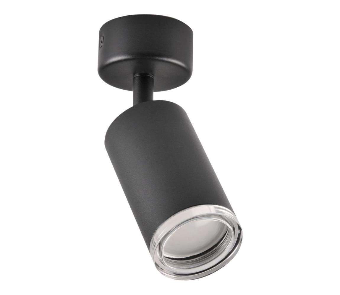 Kúpeľňové bodové svietidlo TURYN 1xGU10/10W/230V IP44 čierna 324702
