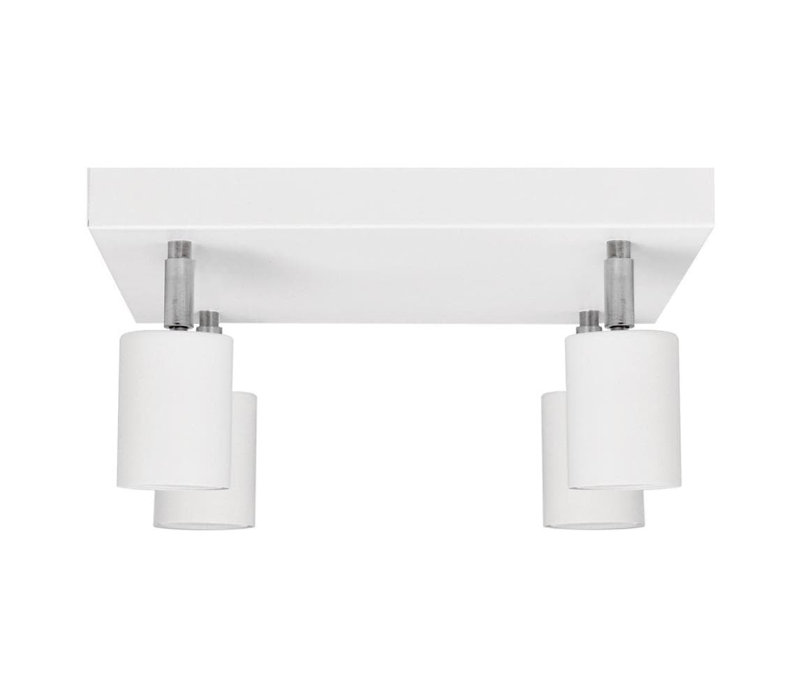 LED Bodové svietidlo TUNE 4xGU10/4,8W/230V biela R-KWD 1927/4 WT+CH+WT