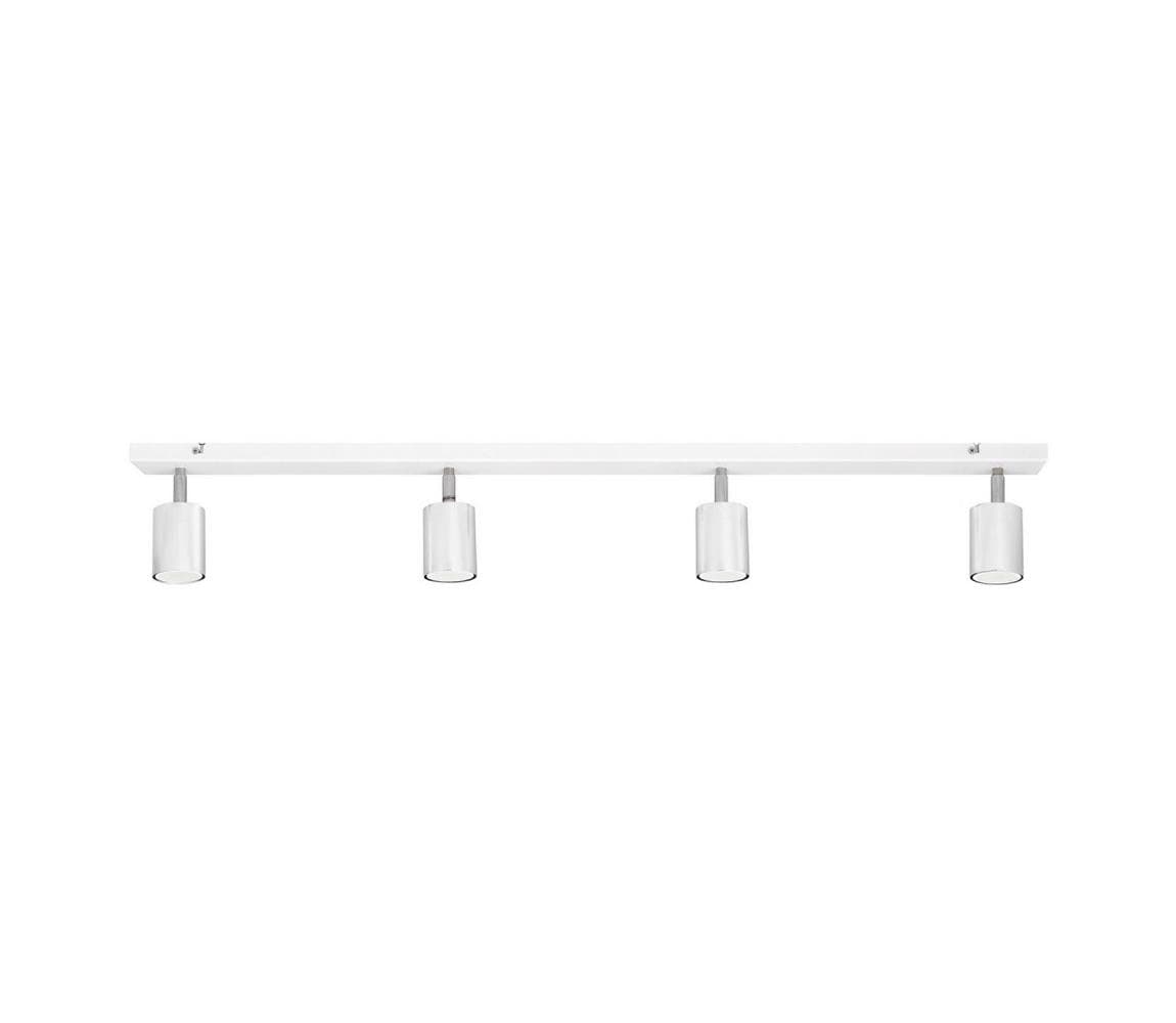 LED Bodové svietidlo TUNE 4xGU10/4,8W/230V matný chróm/biela R-L 1927/4 WT+CH+CH