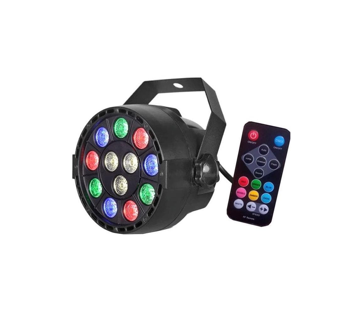 LED Disco reflektor LED/12W/230V multicolor + diaľkové ovládanie T645C