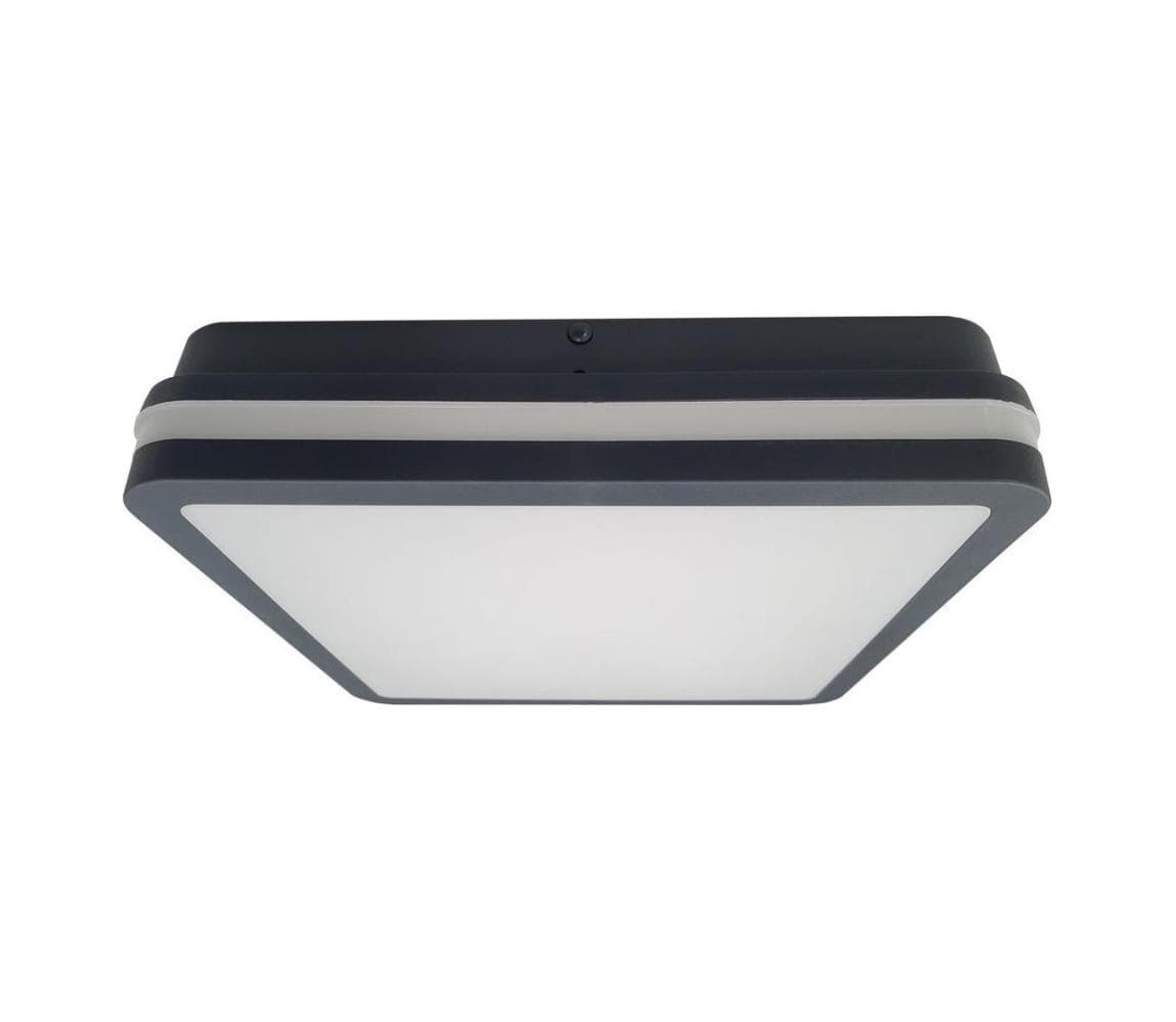 LED Kúp. stropné svietidlo ELLÉ LED/24W/230V 3000/4000/6500K 26x26 cm IP54 antr 008 0001189