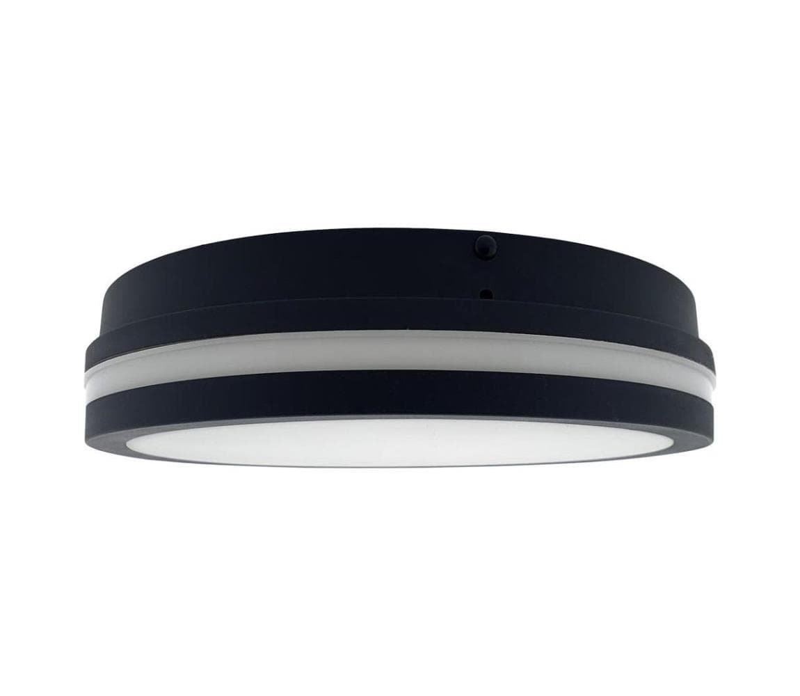LED Kúpeľ. stropné svietidlo so senzorom ELLÉ LED/24W/230V pr. 26 cm IP54 antr 008 0001188