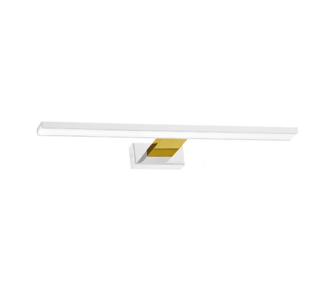 LED Kúpeľňové osvetlenie zrkadla SHINE LED/13,8W/230V 60 cm IP44 biela/zlatá ML7884