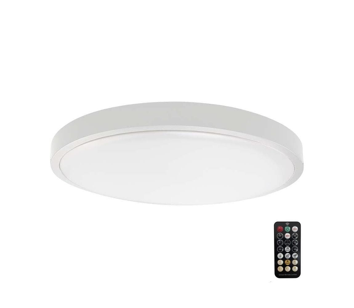 LED Kúpeľňové stropné svietidlo so senzorom LED/24W/230V 3000K IP44 biela 76621