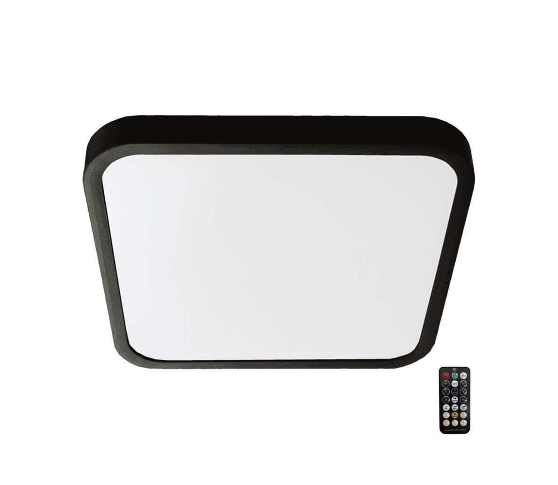 LED Kúpeľňové stropné svietidlo so senzorom LED/36W/230V 4000K IP44 čierna 76741