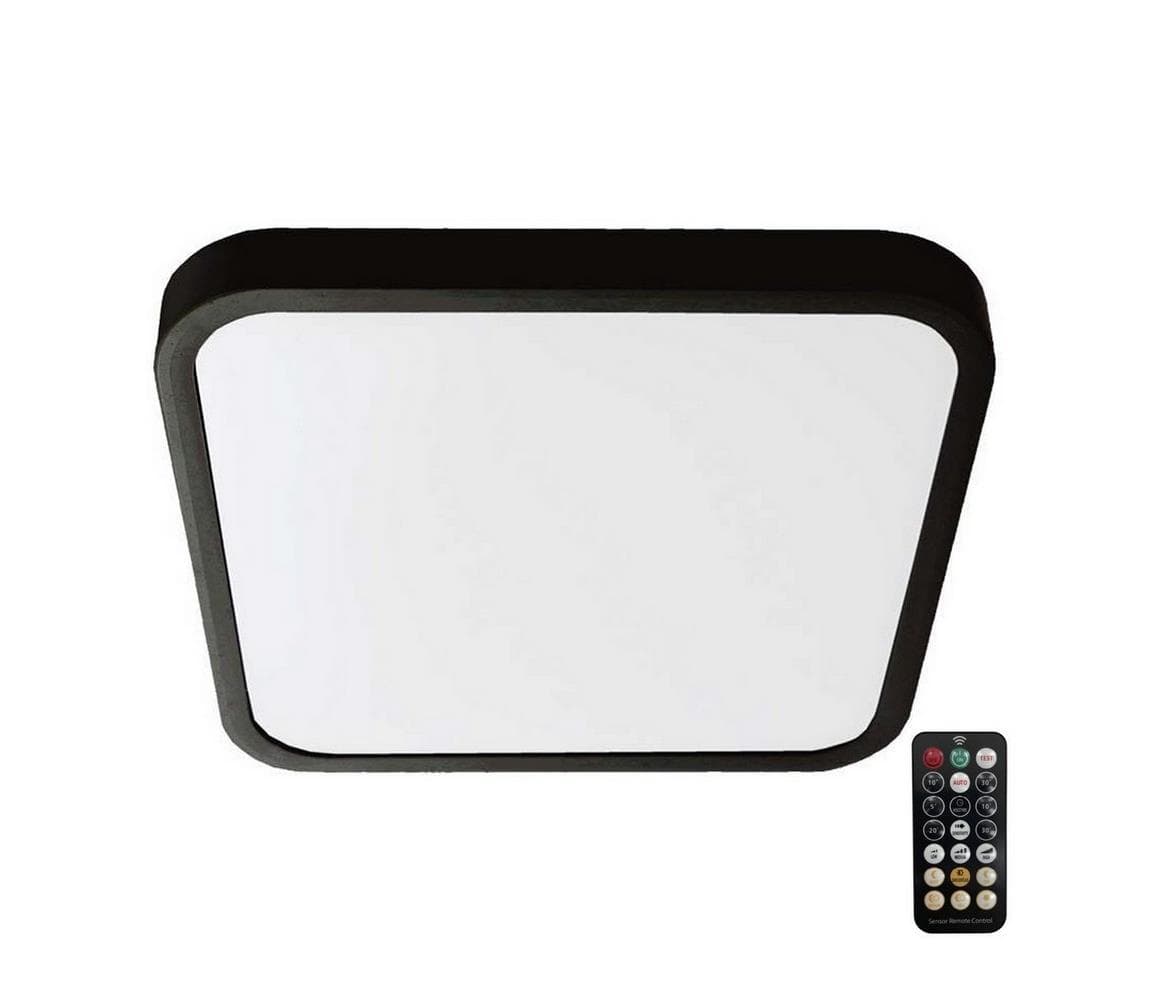 LED Kúpeľňové stropné svietidlo so senzorom LED/36W/230V IP44 4000K 42x42 cm+DO 76741-24