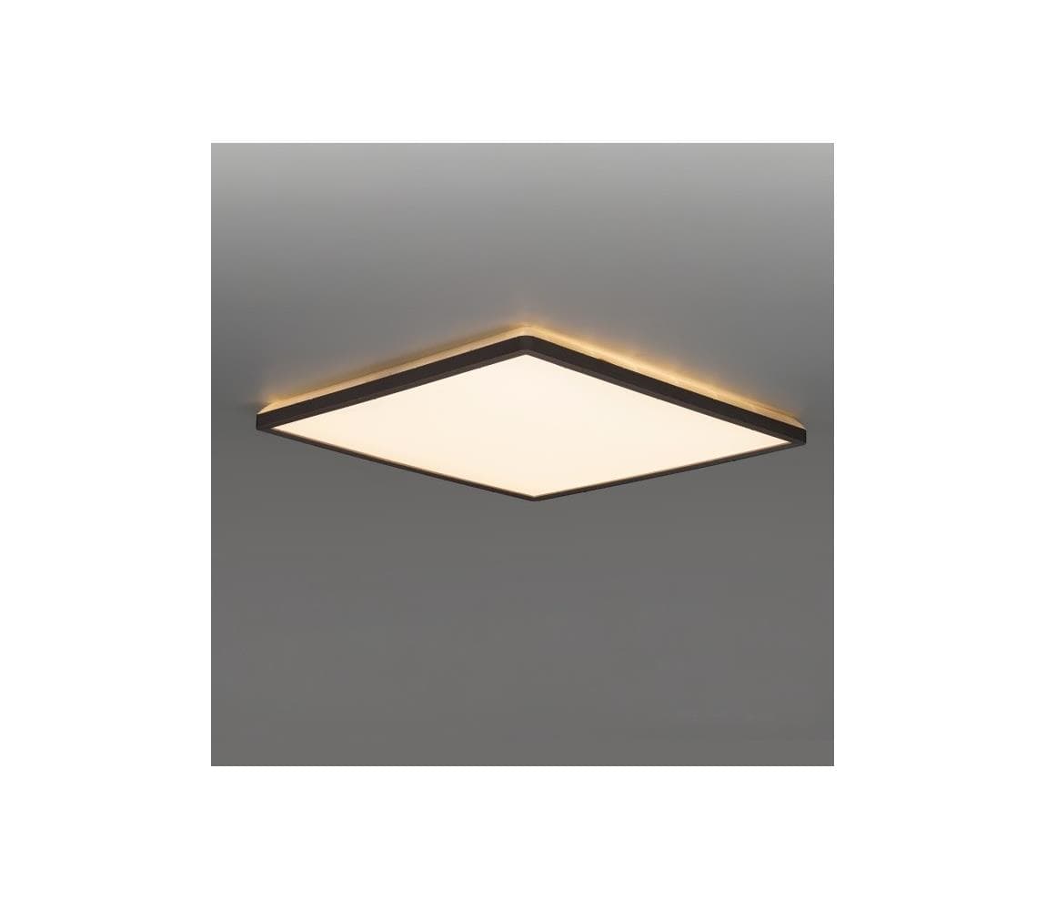 LED kúpeľňové svietidlo NIVERA LED/18W/230V IP54 30x30 cm čierne + DO 004113