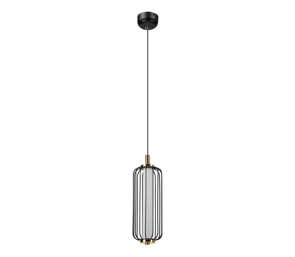 LED luster na lanku BONNIE LED/15W/230V 3000K čierna LM-1.290/A/CZARNY