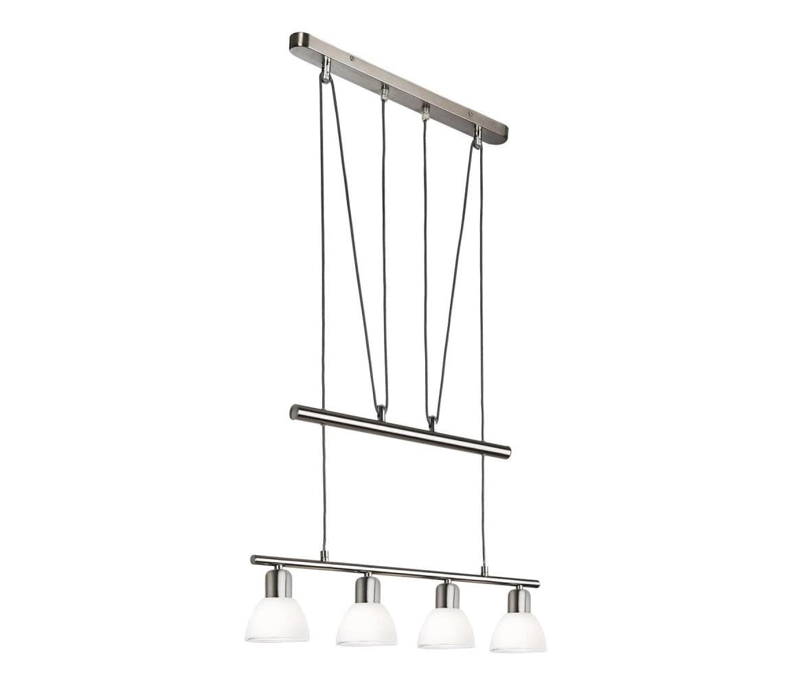 LED Luster na lanku MATTES 4xE14/4W/230V 3000K lesklý chróm 5182007823