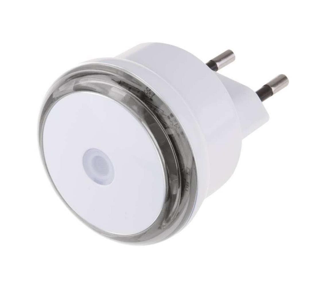 LED nočné svietidlo do zásuvky s fotosenzorom 3xLED/0,5W/230V P3306