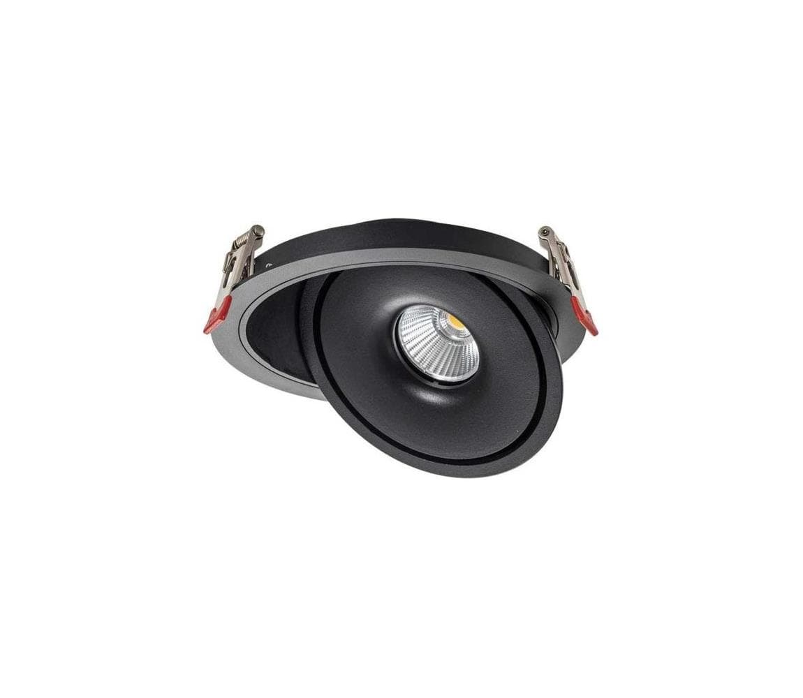 LED Podhľadové bodové svietidlo LED/28W/230V 3000/4000/6400K pr. 20 cm čierna 10582