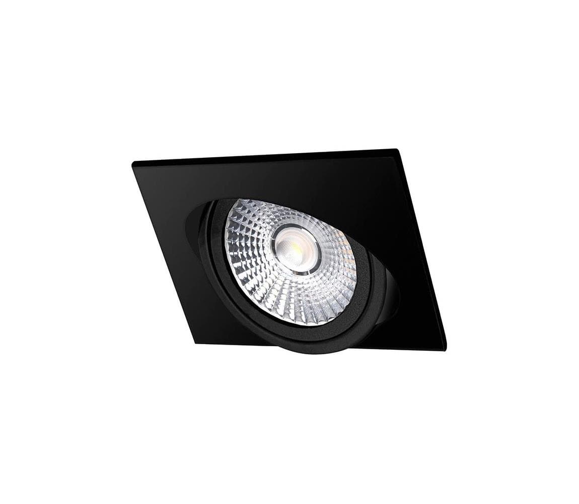 LED Podhľadové svietidlo LED/6W/230V 4000K 8,5x8,5 cm čierna PN14300056