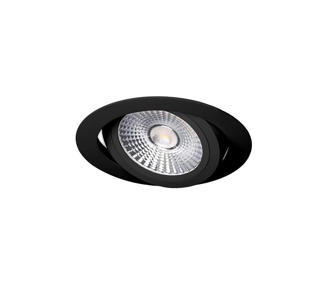 LED Podhľadové svietidlo LED/6W/230V 4000K pr. 8,5 cm čierna PN14300046