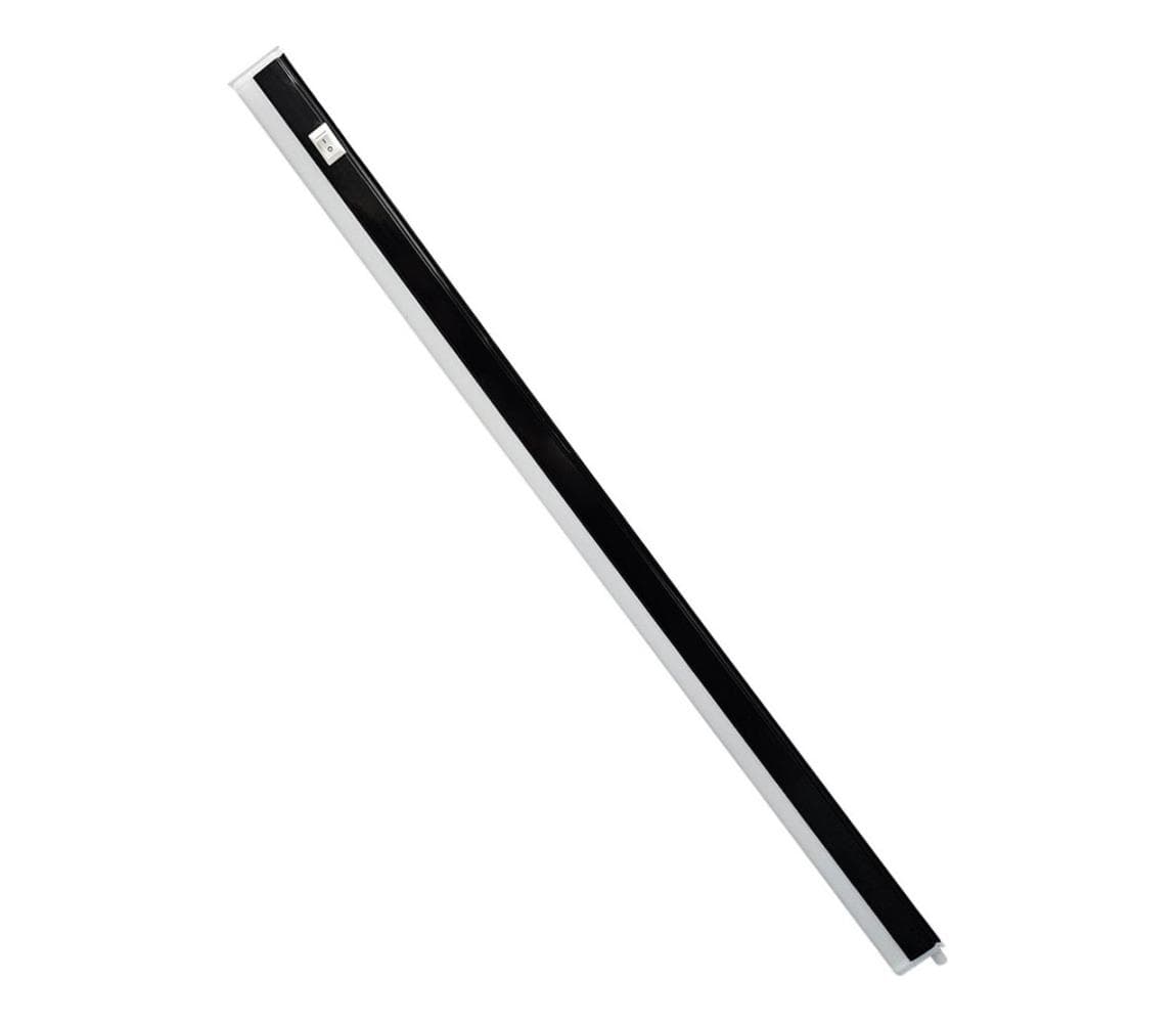 LED podskrinkové svietidlo TUBE LED/9W/230V 60 cm čierne 008 0001221