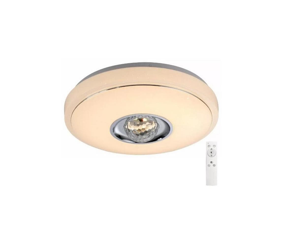 LED RGB Stmievateľné stropné svietidlo MAGIC DISCO LED/18W/230V + diaľkové ovládanie 318671