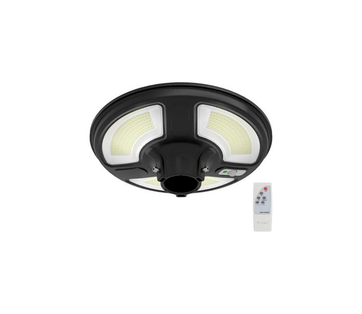 LED solárna pouličná lampa so senzorom LED/10W/3,2V IP65 4000K + DO 5152