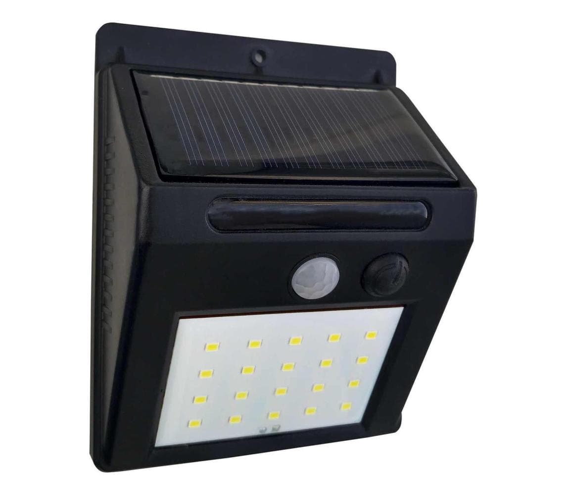 Greenlux LED solárne nástenné svietidlo so senzorom LED/3W/3,7V 1200 mAh IP44