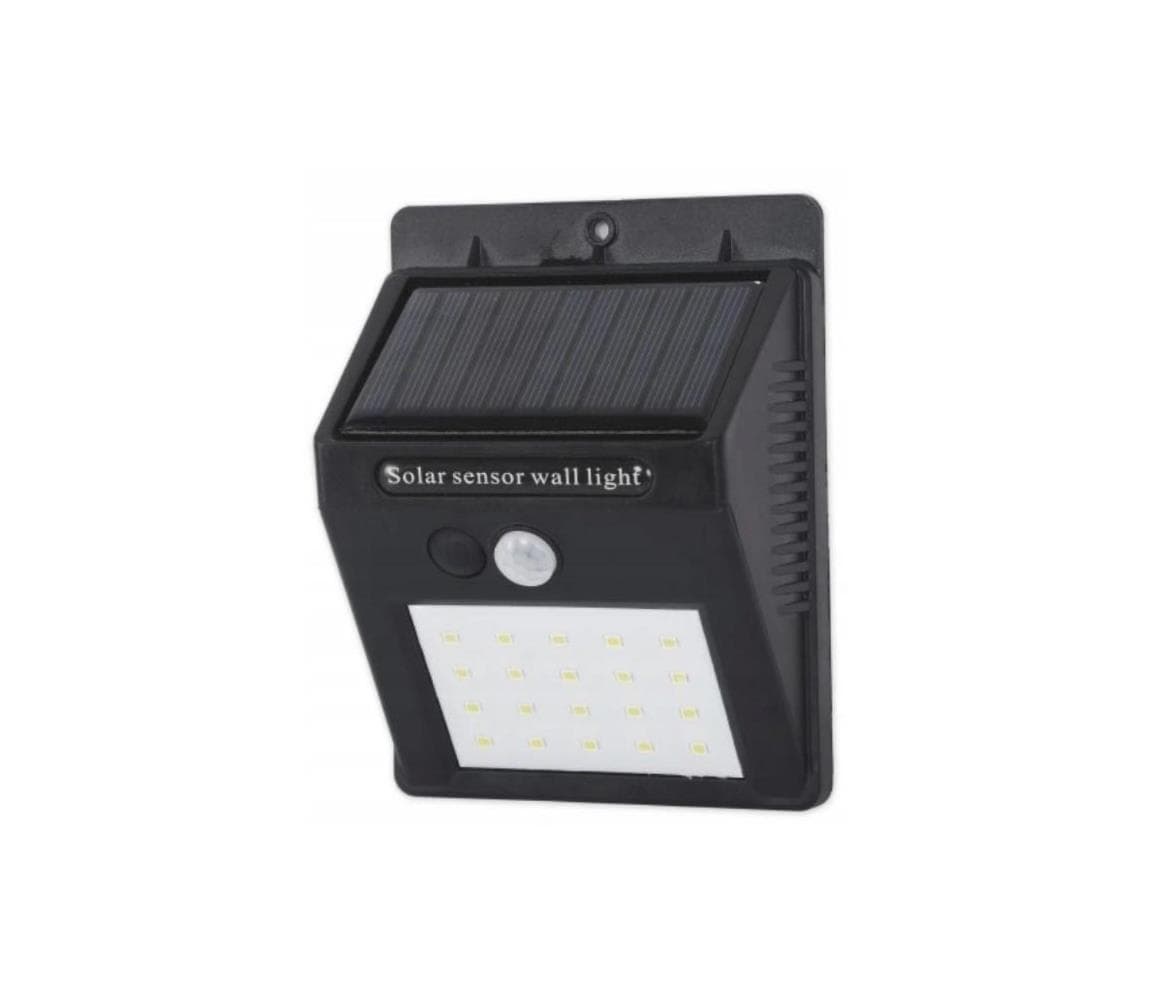 LED solárne nástenné svietidlo so snímačom LED/0,55W/3,7V 1200 mAh IP65 SOLAR 1