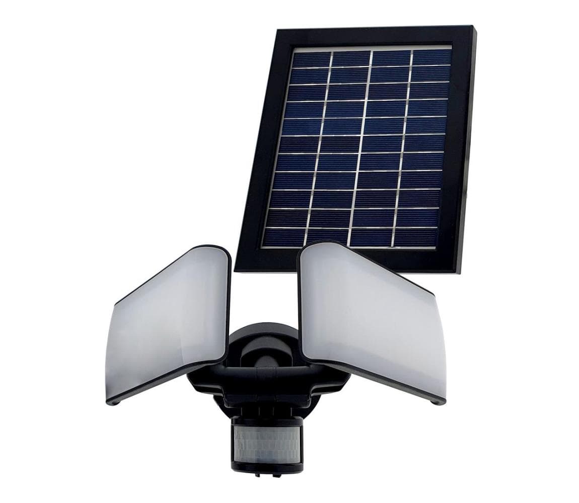 LED Solárny vonkajší reflektor so senzorom LED/20W/5,5V IP44 008 0001055