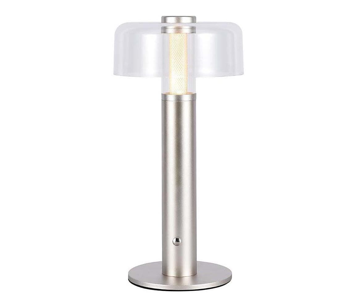 LED Stmievateľná dobíjacia stolná lampa LED/1W/5V 3000K 1800 mAh zlatá 7943
