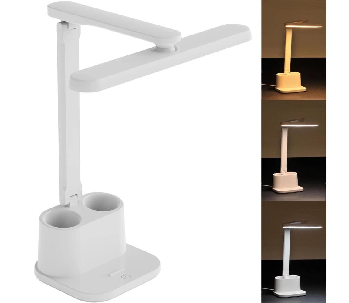 LED Stmievateľná dotyková stolná lampa BARI LED/6W/230V biela 325013