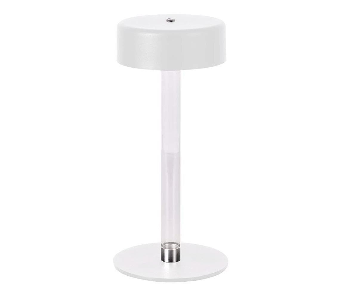 LED Stmievateľná nabíjacia stolná lampa LED/3W/5V 3000-6000K biela 10571