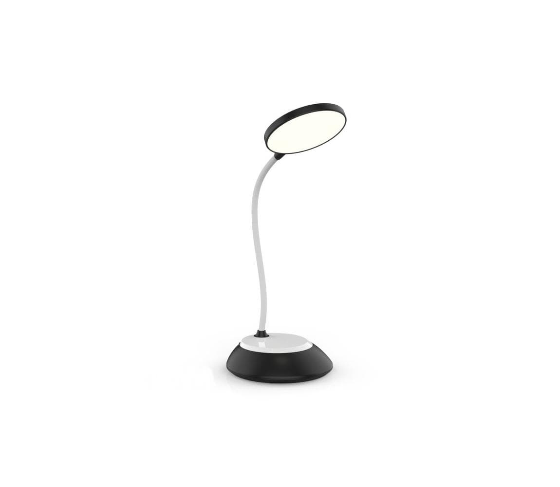 LED Stmievateľná nabíjacia stolná lampa VISUA LED/5W/5V 3000-5000K čierna KLLVD5CZ