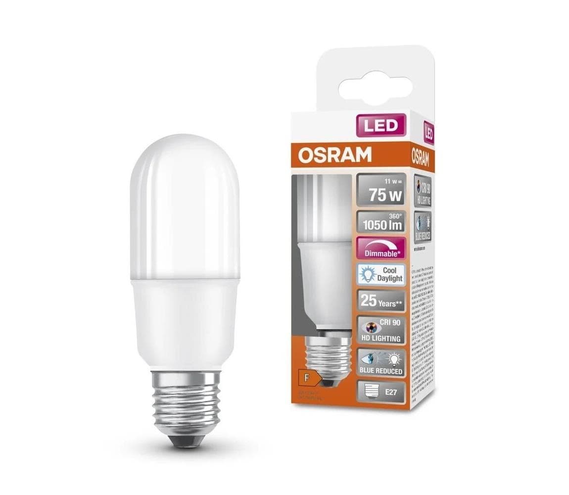 LED Stmievateľná žiarovka E27/11W/230V 6500K CRI 90 - Osram 4058075611580