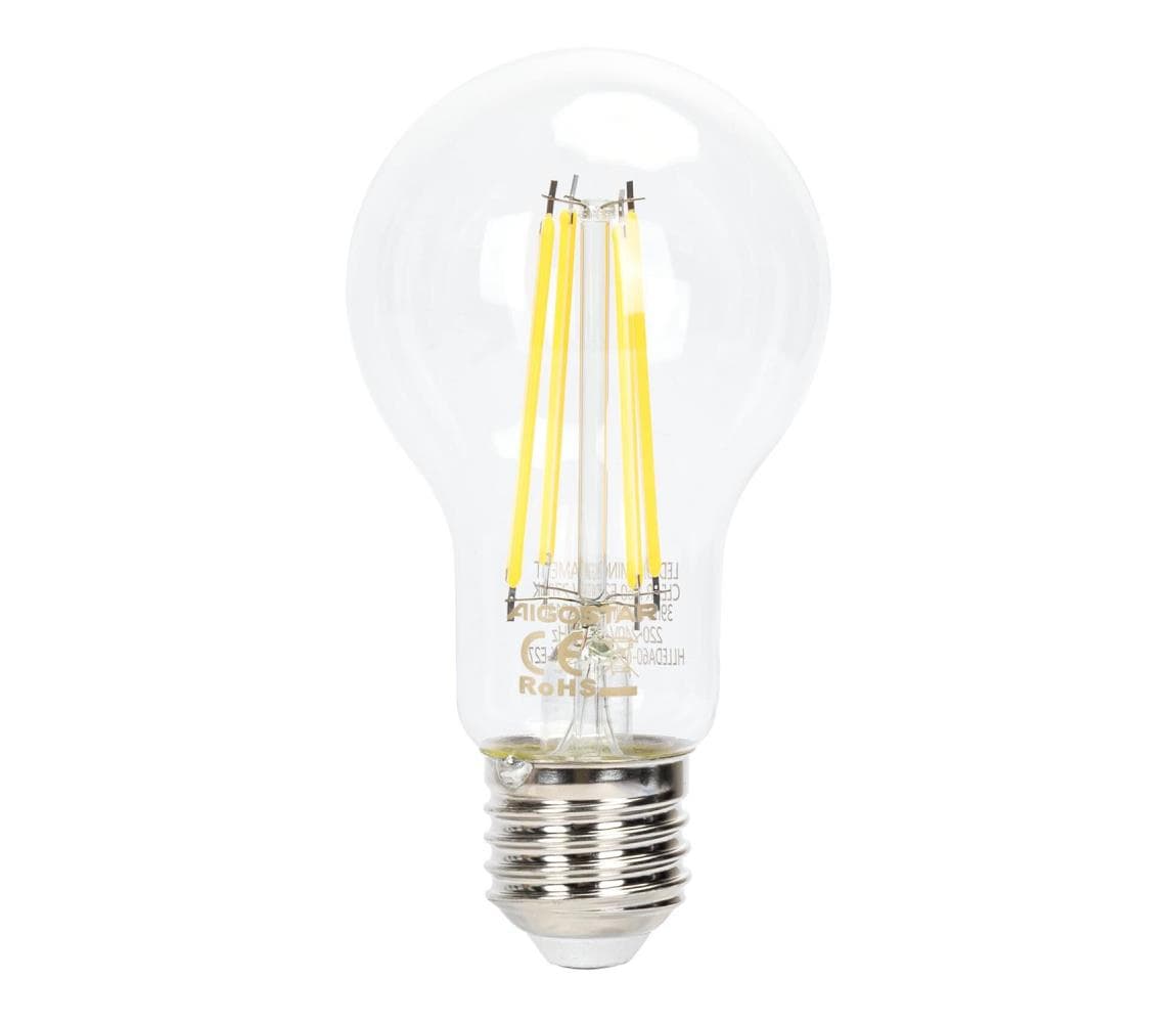 B.V. LED Stmievateľná žiarovka FILAMENT A60 E27/6W/230V 6500K - B10106Z1Q