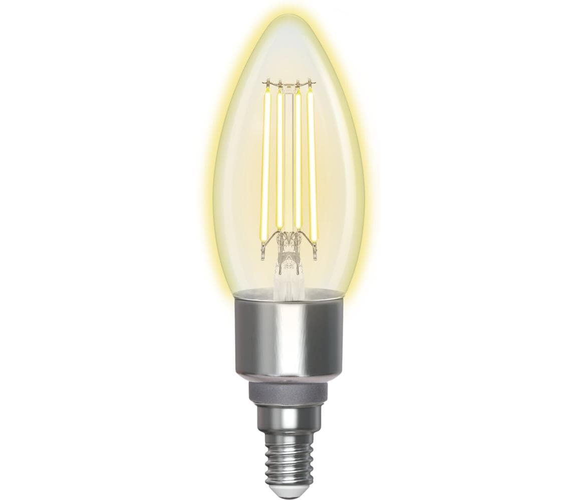 B.V. LED Stmievateľná žiarovka FILAMENT C35 E14/4,5W/230V 2700-6500K Wi-Fi - S10201BS4