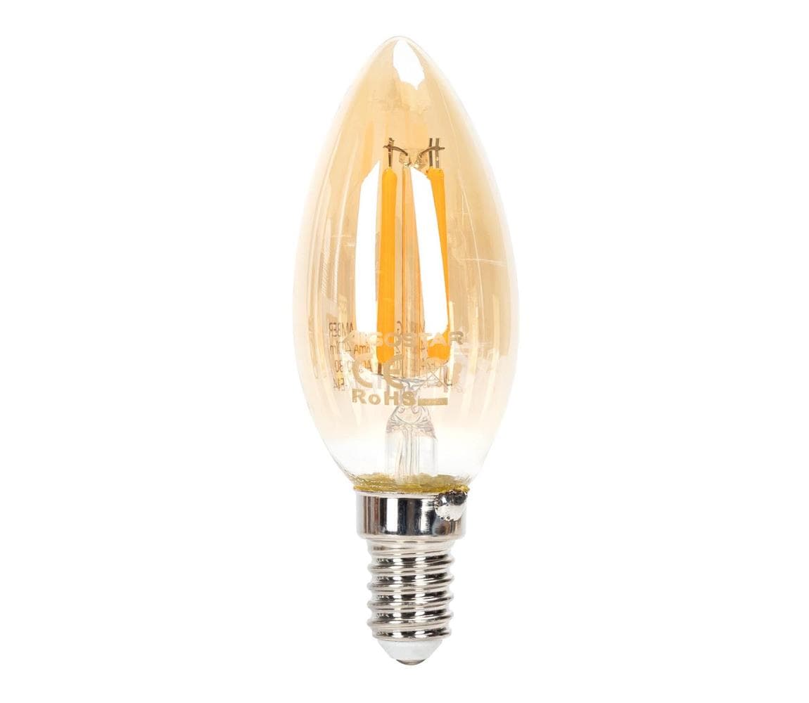 B.V. LED Stmievateľná žiarovka FILAMENT C35 E14/4W/230V 2200K - B10106Z2D