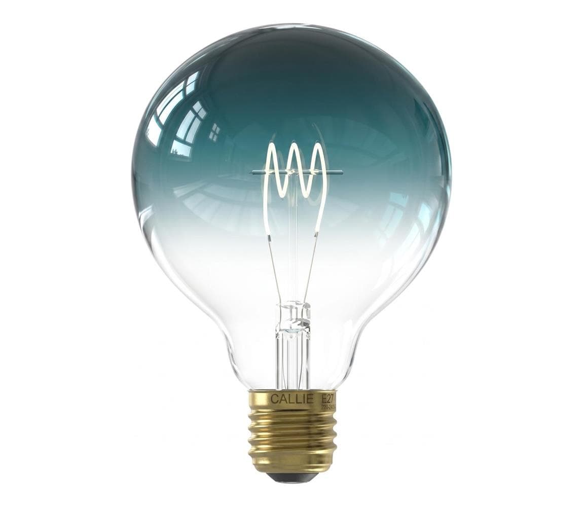LED stmievateľná žiarovka FILAMENT G125 E27/4W/230V 1800K modrá 8712879146926