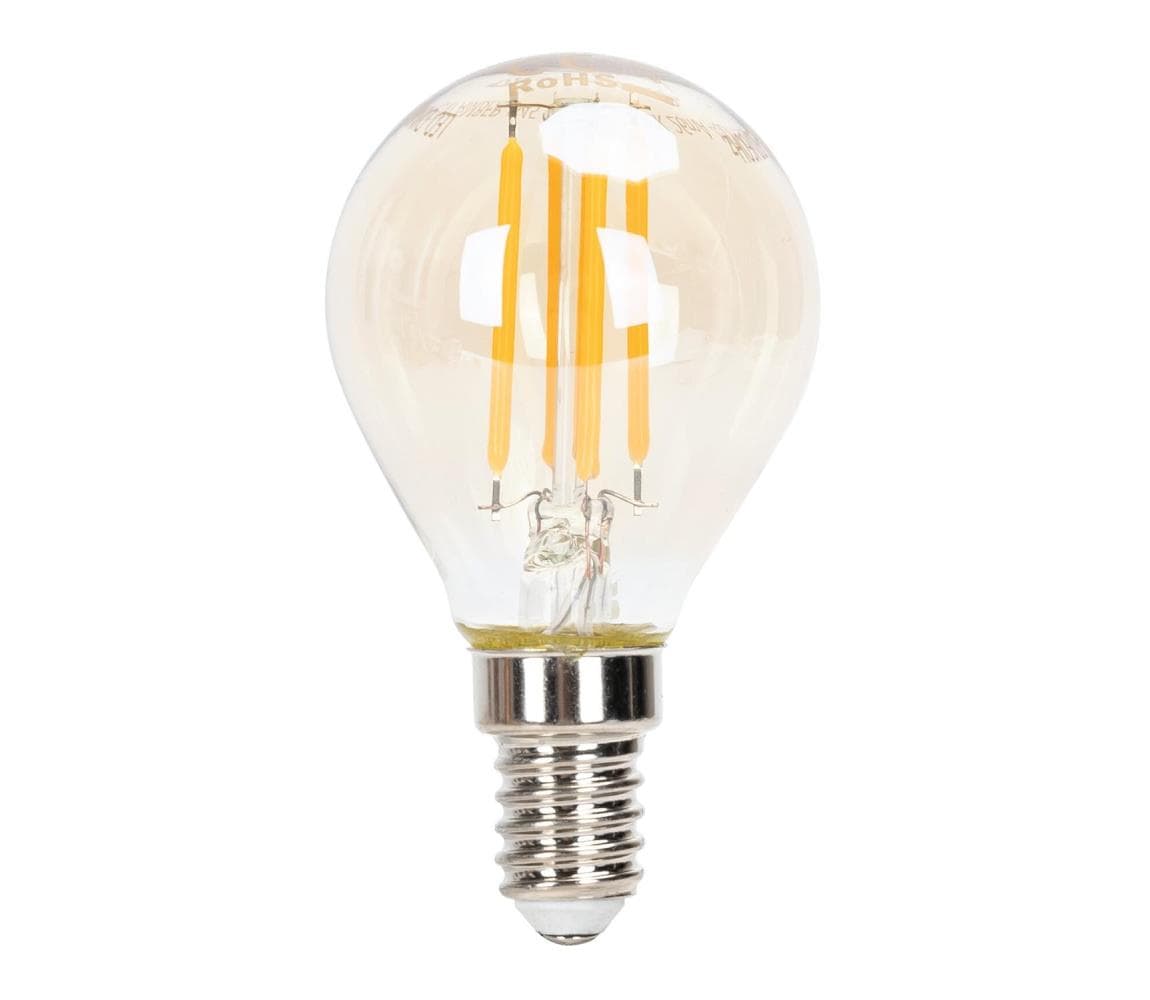 B.V. LED Stmievateľná žiarovka FILAMENT G45 E14/4W/230V 2200K - B10106Z24