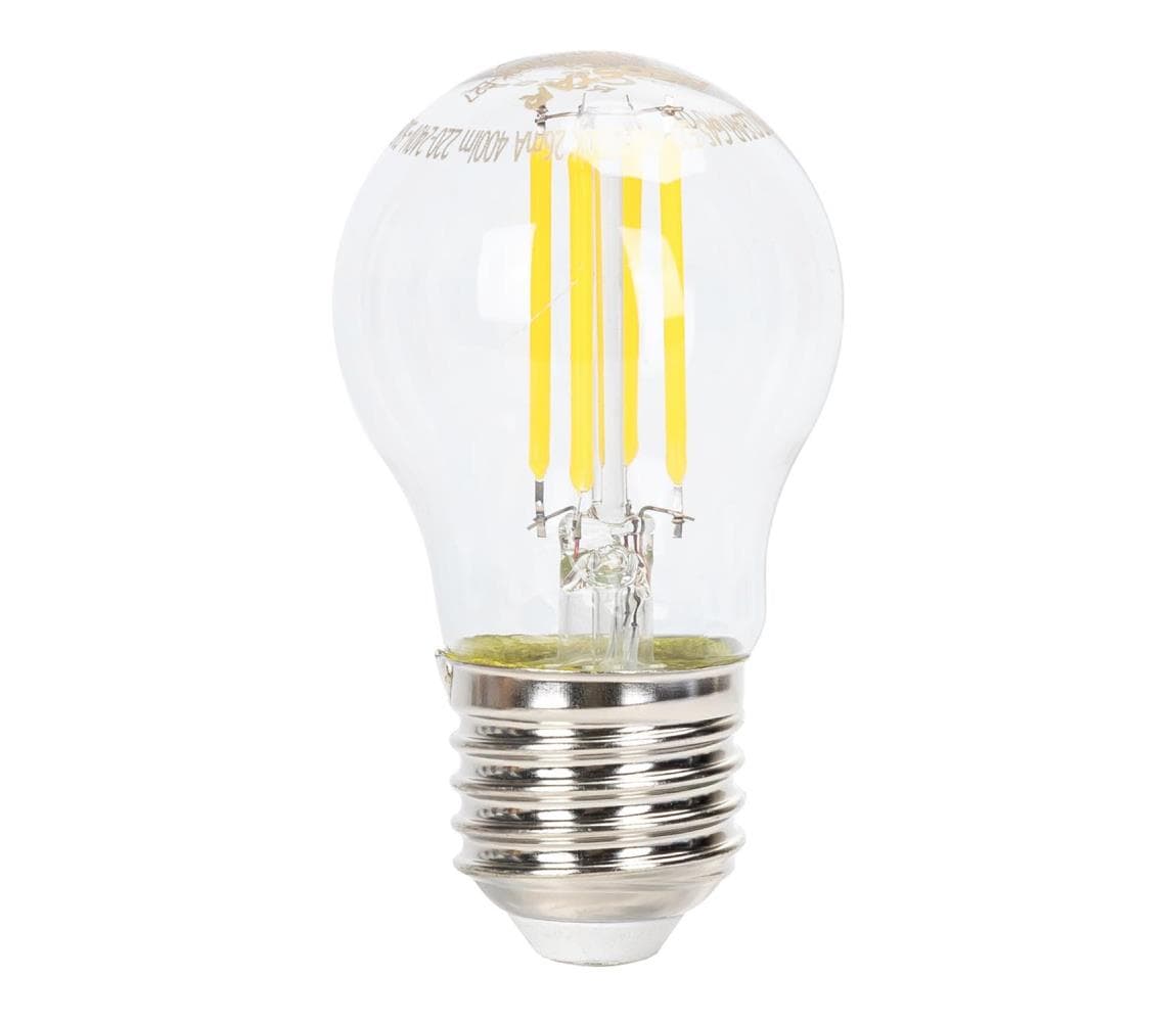 B.V. LED Stmievateľná žiarovka FILAMENT G45 E27/4W/230V 6500K - B10106Z1W