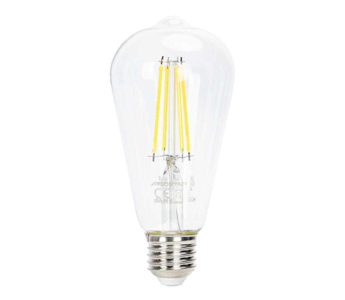 B.V. LED Stmievateľná žiarovka FILAMENT ST64 E27/6W/230V 6500K - B10106Z1N