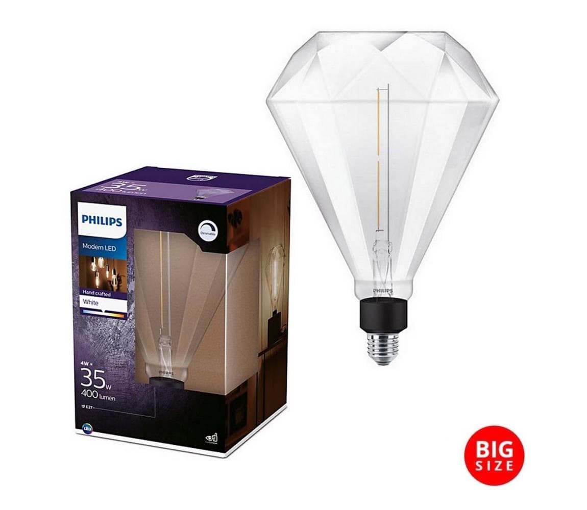 LED Stmievateľná žiarovka Philips E27/4W/230V 3000K 8718699666620