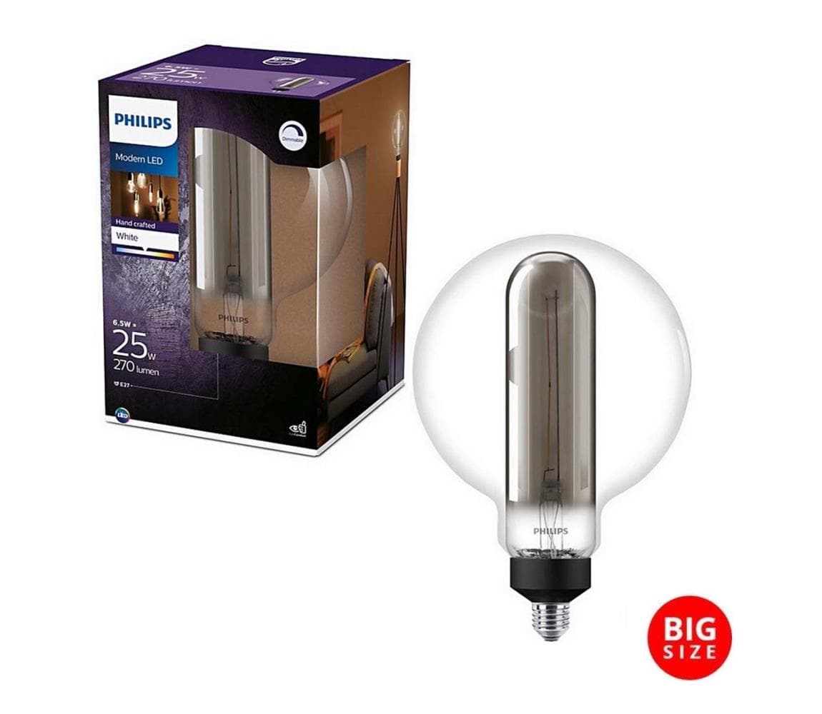 LED Stmievateľná žiarovka Philips E27/6,5W/230V 3000K 8718699666606