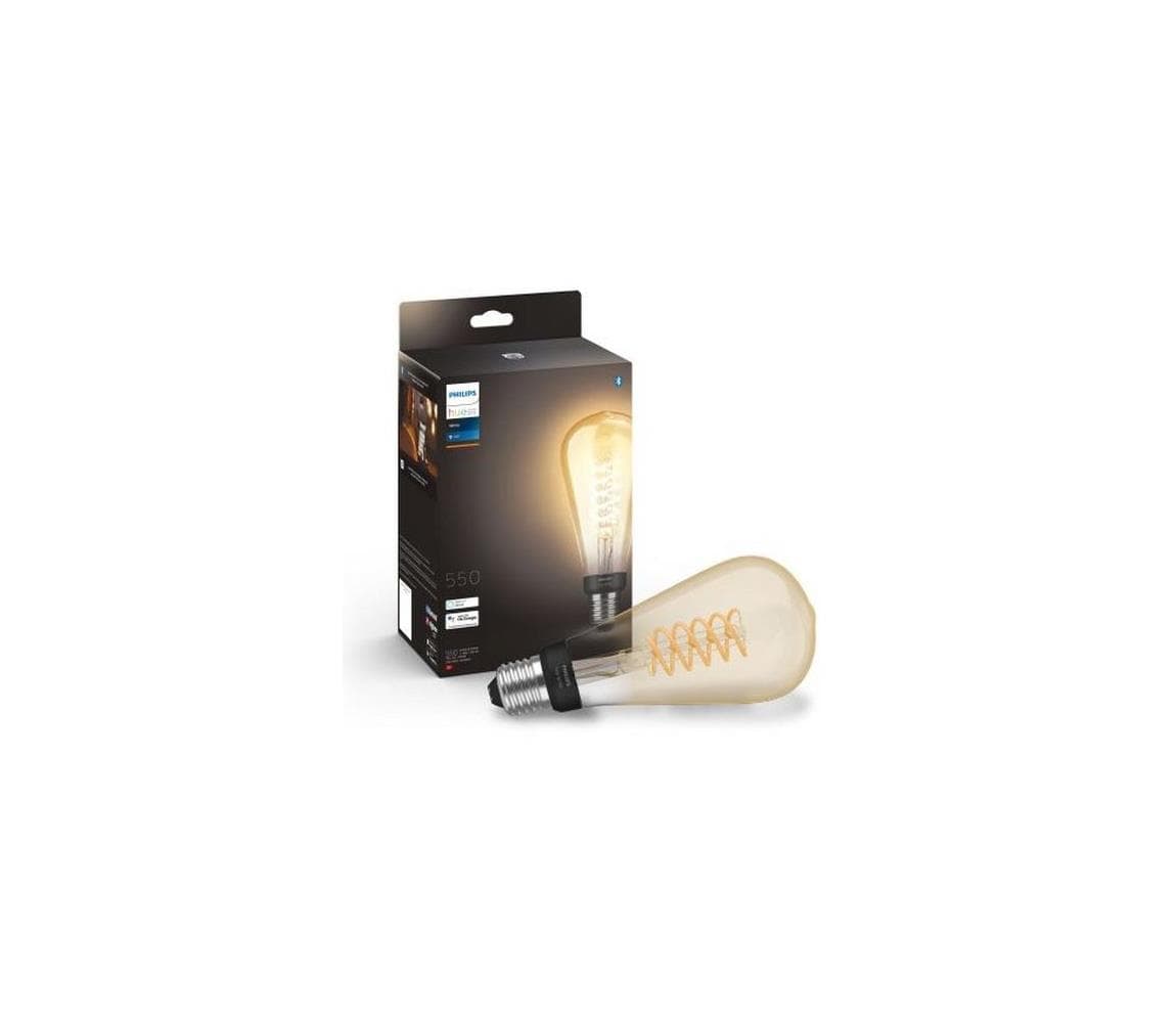 LED Stmievateľná žiarovka Philips Hue WHITE FILAMENT ST72 E27/7W/230V 2100K 8719514343061