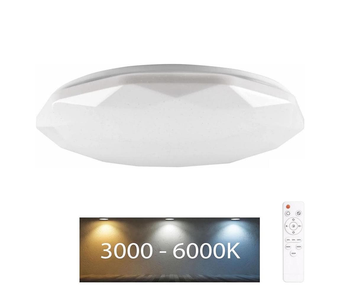 LED Stmievateľné kúpeľňové svietidlo GALAXY LED/72W/230V 3000-6000K IP44 + DO 325761