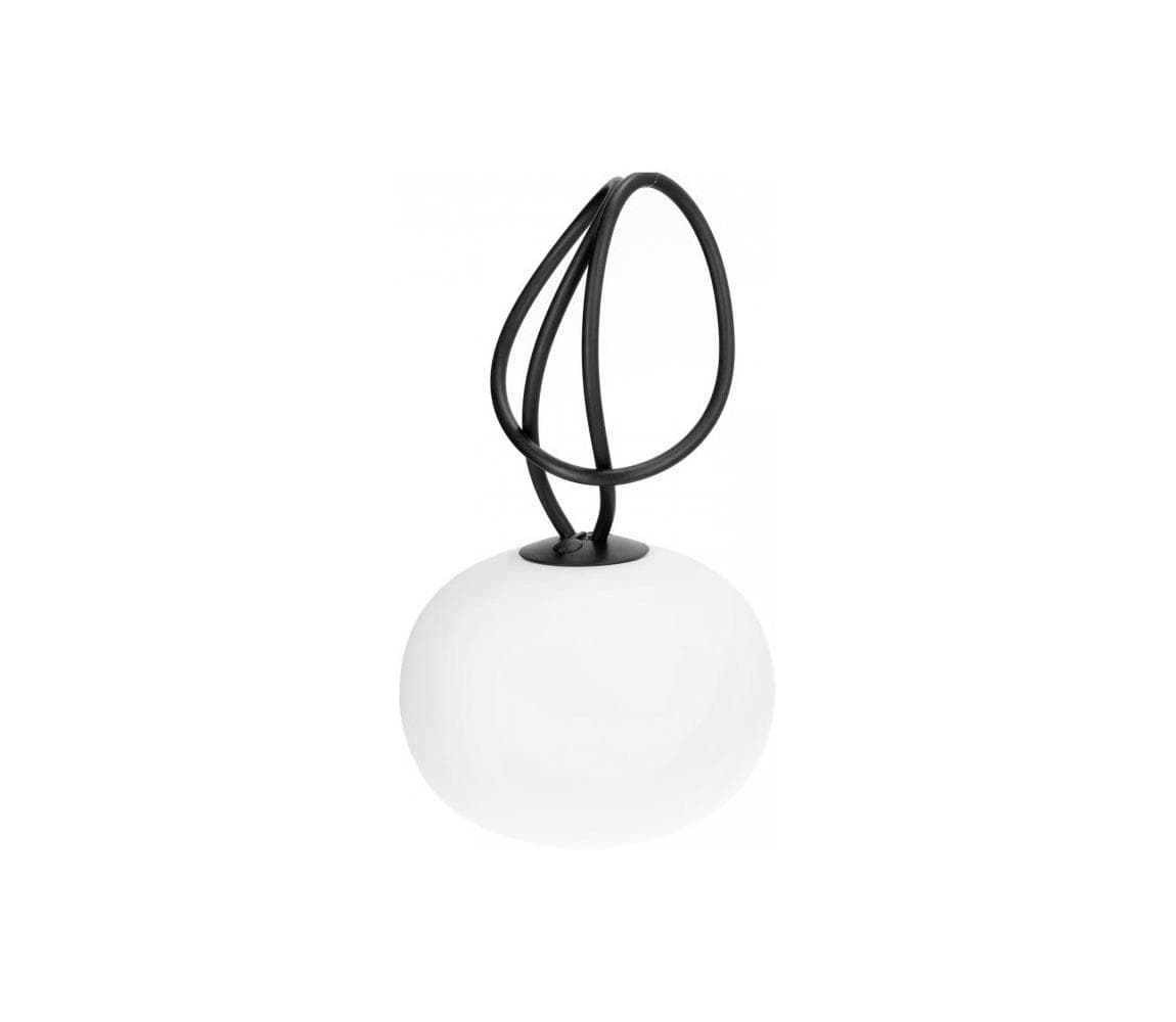 LED stmievateľné nabíjateľné vonkajšie svietidlo VENEZIA LED/1,5W/5V 2500K IP54 2600mAh čierne 001437