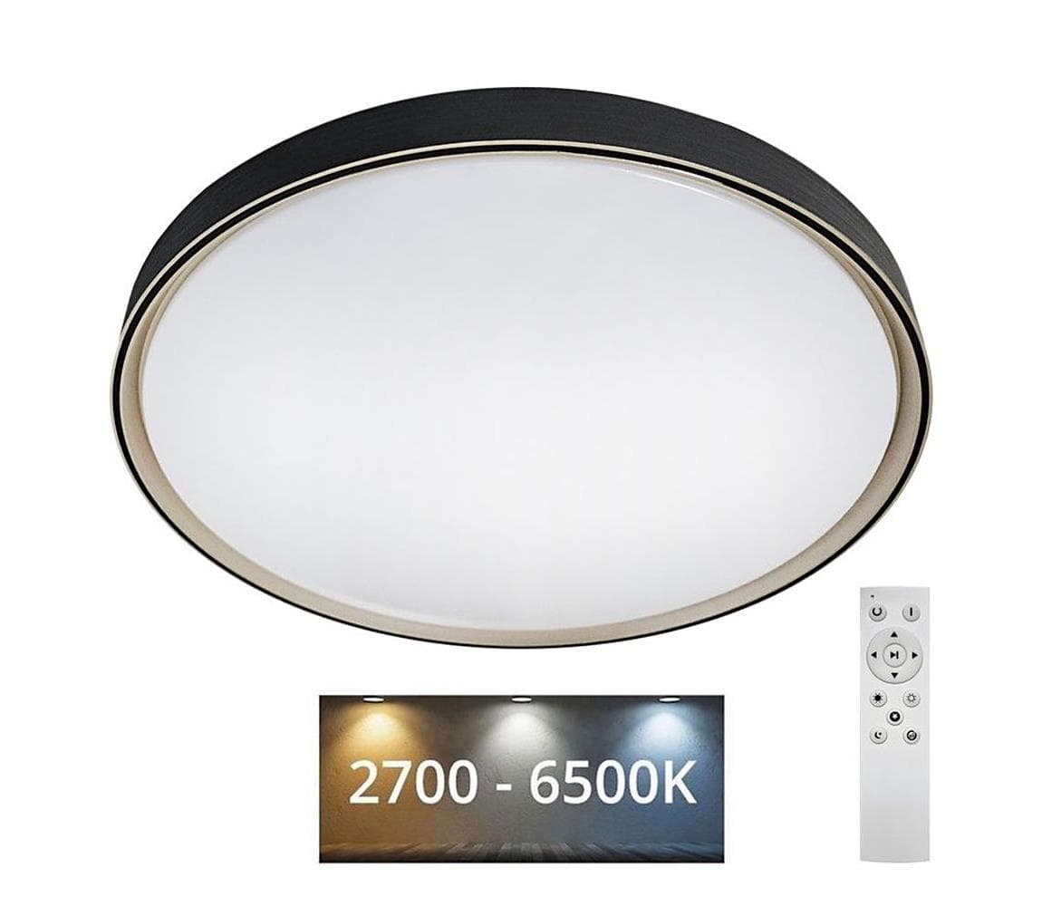 LED Stmievateľné stropné svietidlo EBRO LED/36W/230V 2700-6500K + diaľkové ovládanie 008 0001113