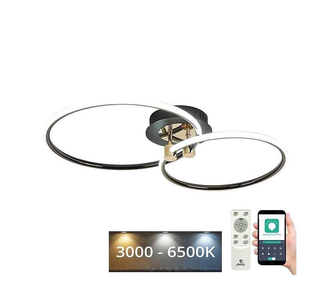 LED Stmievateľné stropné svietidlo LED/48W/230V 3000-6500K + diaľkové ovládanie TB1300/BG