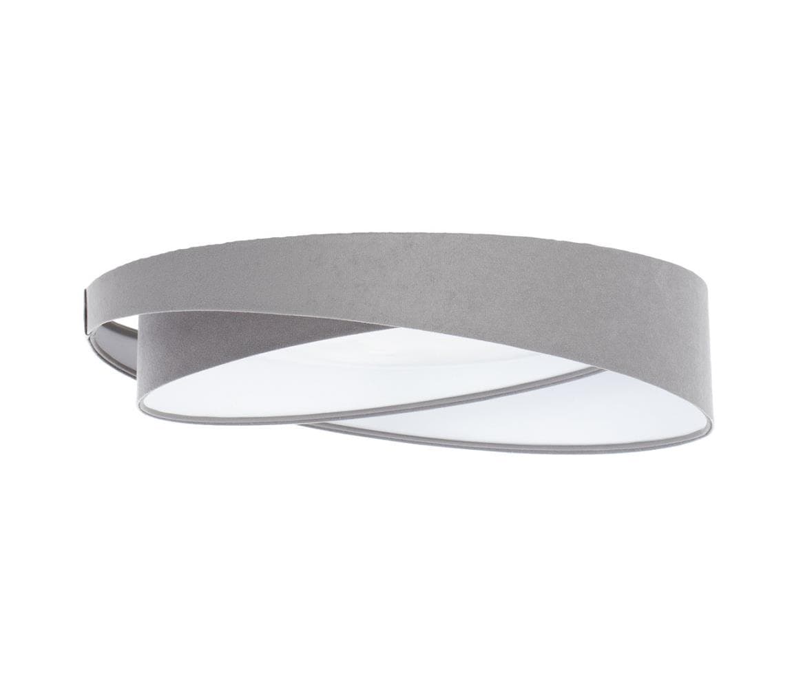 LED stmievateľné stropné svietidlo SM. GALAXY M. LED/24W/230V pr. 55 cm sivá/biela + diaľkový ovládač D-090-060-012-RC