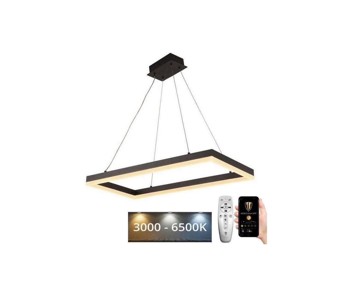 LED Stmievateľný luster na lanku LED/40W/230V 3000-6500K + dálkové ovládání J4322/B