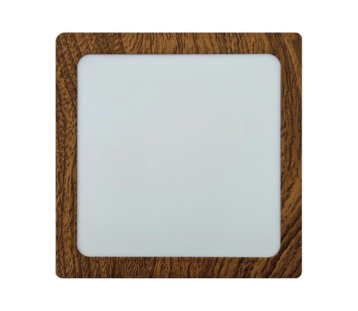 LED Stropné svietidlo BLOCK LED/12W/230V 4200K 16,3x16,3 cm hnedá 008 0001165