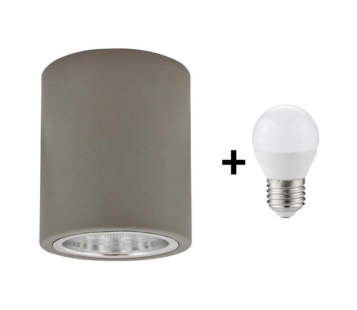 LED Stropné svietidlo JUPITER 1xE27/6W/230V 120x98 mm SA1041+KB0018
