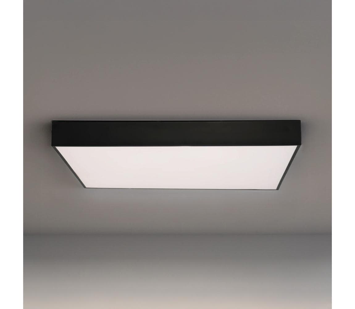 LED Stropné svietidlo LED/215W/230V 3000/4000/6500K 80x80 cm čierne CL7232