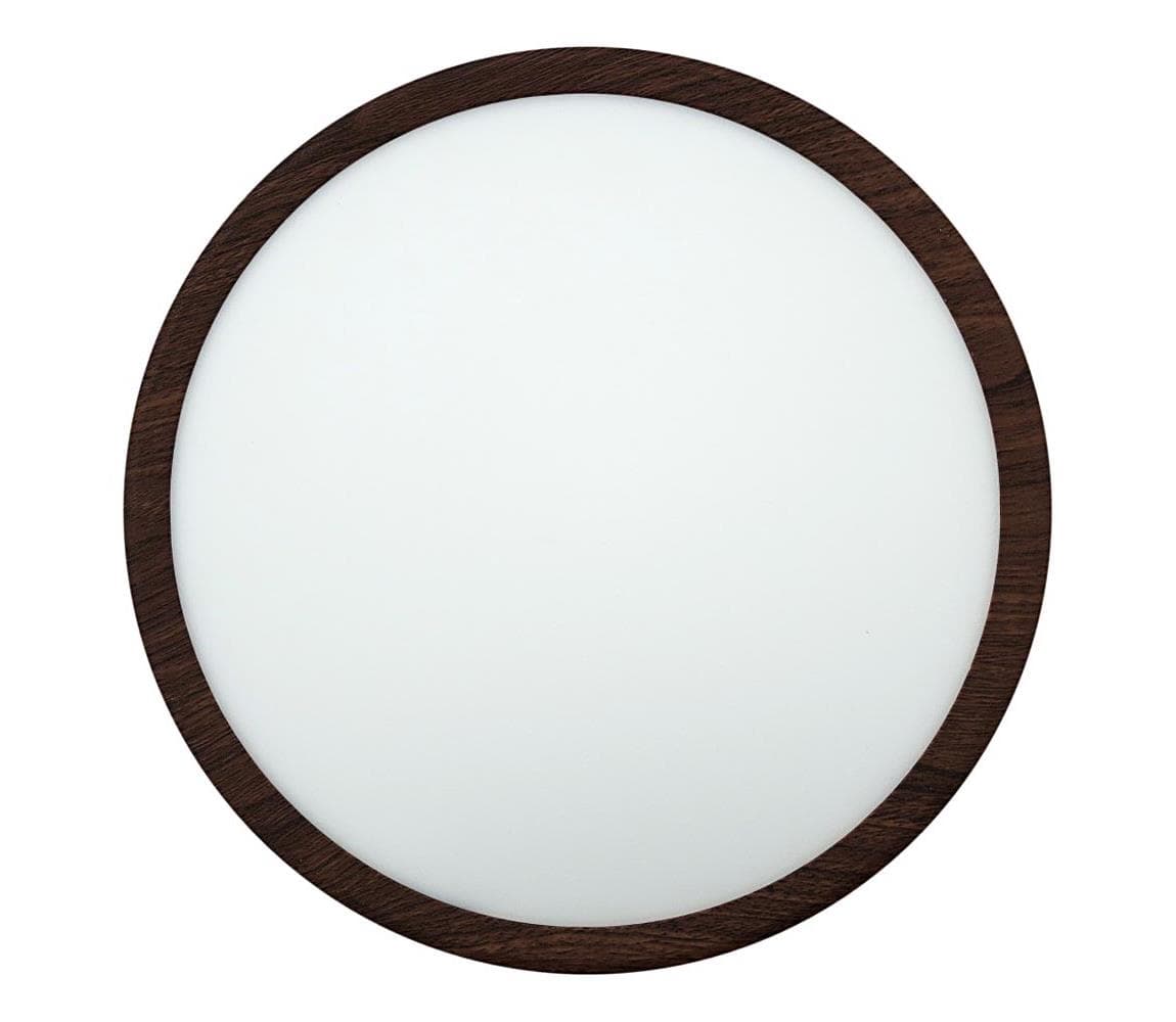 LED stropné svietidlo LED/24W/230V 3000/4000/6500K pr. 30 cm hnedé 008 0001311