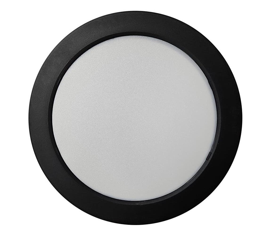 LED Stropné svietidlo ROUND LED/18W/230V 4000K pr. 21,7 cm čierna 008 0001214