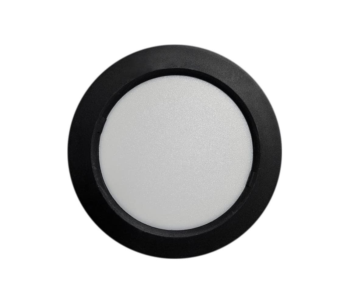 LED Stropné svietidlo ROUND LED/6W/230V 4000K pr. 12,1 cm čierna 008 0001213